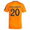 Maillot de Supporter Real Madrid Fran Garcia 20 Extérieur 2024-25 Pour Homme